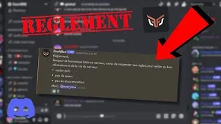 Miniature : Tuto comment faire un règlement avec Draftbot - Discord