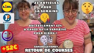 Miniature : RETOUR DE COURSES/2026/TOUS LES PRIX & TOUTES LES PROMO ACTUELLES/LECLERC/LIDL/23 ARTICLES POUR 52€