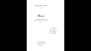 Miniature : Stravinski:  Suite no. 1  - Simon Rattle, Northern Sinfonia Orchestra (1978)