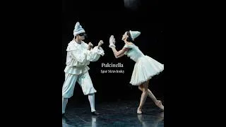 Miniature : Stravinsky: Pulcinella, ballet (after Pergolesi) - J. Smith, J. Fryatt, M. King, Simon Rattle (1978)
