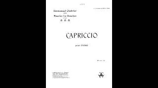 Miniature : Chabrier:   Capriccio  -  Rena Kyriakou, piano