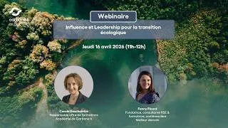 Miniature : Webinaire Influence et Leadership pour la transition écologique