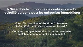 Miniature : NZI RealEstate - un cadre de contribution à la neutralité carbone pour les entreprises immobilières
