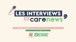 Miniature : Forum mondial 3Zéro 2024 : Florentin Letissier, adjoint à la maire de Paris en charge de l’ESS