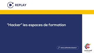 Miniature : "Hacker" les espaces de formation