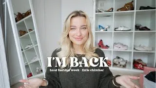 Miniature : JE SUIS DE RETOUR (HAUL &LITTLE TALK)