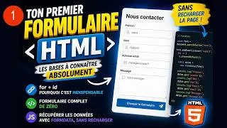 Miniature : Ton premier formulaire HTML — les bases à connaître absolument