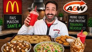 Miniature : Je cuisine du FAST-FOOD maison healthy