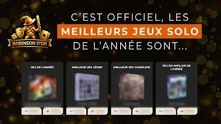 Miniature : ROBINSON D'OR - Les meilleurs jeux de société solo 2025 ! (3e édition)