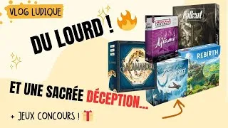 Miniature : Des pépites, des surprises… et un flop ? 👀 Vlog Jeux de Société - Novembre 2025