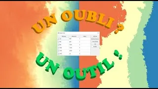 Miniature : Un oubli → Un outil : reclass raster