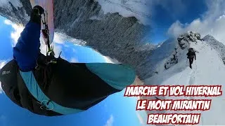 Miniature : Marche et vol hivernal au Mont Mirantin - Beaufortain
