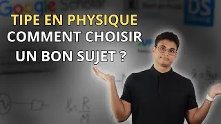 Miniature : TIPE DE PHYSIQUE : Ma méthode pour choisir un sujet viable
