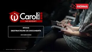 Miniature : Carol Buro Live 20 10 2025 avec Isabelle Nexon : Les Destructeurs de documents INTIMUS