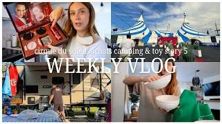 Miniature : Cirque du soleil et vieux-port, haul achats camping, Toy Story 5 et camping Rouville | Carole Anne B