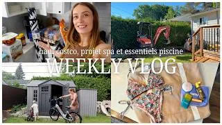 Miniature : Espace spa, congé de maternité ?, essentiels piscine, haul costco et journée avec coco | Carole Anne