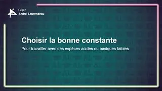 Miniature : Choisir la bonne constante d'équilibre