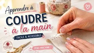 Miniature : 🪡Apprendre à coudre ourlet et point à la main facilement ✂️ Les bases pour débuter sans machine