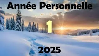 Miniature : Numérologie & Prédictions 2025 🎉Année personnelle 1️⃣🔮
