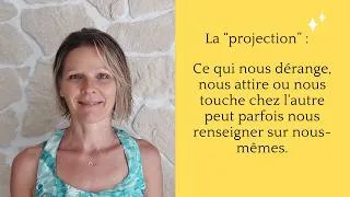 Miniature : LA PROJECTION : C'EST VOIR CHEZ L'AUTRE CE QUE L'ON A PAS ENCORE RECONNU EN SOI,