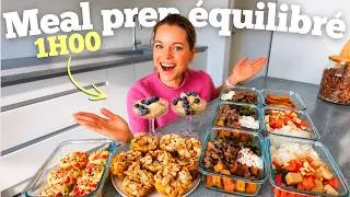 Miniature : MEAL PREP d'été en 1H00  : EXPRESS, Sain, Simple et petit Budget