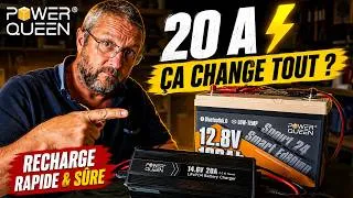 Miniature : Power Queen 20 A : le chargeur rapide pour nos batteries de pêche ?