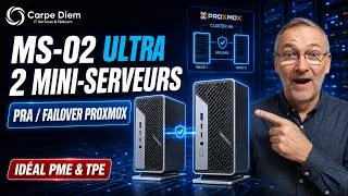 Miniature : Deux mini serveurs MS-02 Ultra pour remplacer un gros serveur ? Notre test PRA en conditions réelles