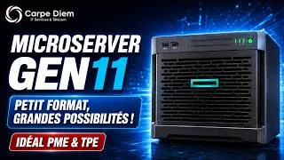 Miniature : HPE ProLiant MicroServer Gen11 : le petit serveur qui a tout d’un grand !