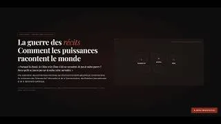 Miniature : La Guerre des Récits : Comment les Puissances (USA, Russie, Chine) Racontent le Monde