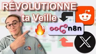 Miniature : Comment n8n et l'IA te Transforment en Chasseur de TRENDS 🔥 (X/Reddit) !