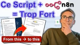 Miniature : Comment j’utilise n8n et Google Apps Script pour anonymiser des CV 🔥
