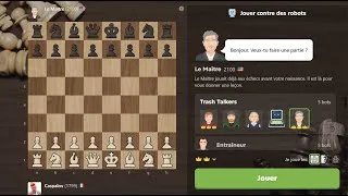 Miniature : Chess. C . Bot  Le Maitre  2100 - Dee Rybka 4 1 W 32 Echecs