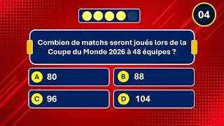 Miniature : ⚽ QUIZ COUPE DU MONDE FIFA 🌍 | 15 Questions pour Tester Tes Connaissances Football ! 🏆