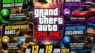 Miniature : GTA ONLINE: BONUS, NOUVEAUTÉS,  ITEMS RARES,  PROMOS DU 13/08/2026 AU 19/08/2026