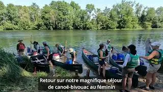 Miniature : Le canoë-bivouac se conjugue aussi au féminin !