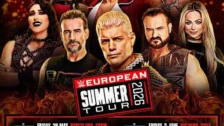 Miniature : La WWE retourne en France en 2026 (et vous pouvez faire des pates avec une Superstar)