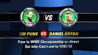 Miniature : Info-Catch.New.Fr -- CM Punk vs. Daniel Bryan -- Wwe Championship || Match Card (V1)