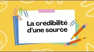 Miniature : La crédibilité d’une source