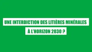 Miniature : Une interdiction des litières minérales à l'horizon 2030 ?