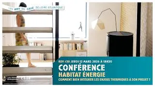 Miniature : Les RDV du CAUE #30 / Habitat et énergie - CONFÉRENCE