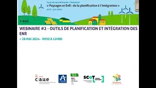 Miniature : PAYSAGES ET ÉNERGIES RENOUVELABLES #2 « Outils de la planification et intégration des EnR »