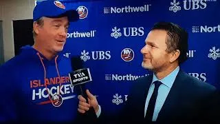 Miniature : Entrevue avec Patrick Roy, le nouveau coach des Islanders.