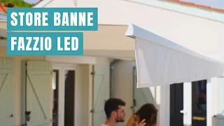 Miniature : Profitez de votre terrasse avec le store banne beige LED motorisé