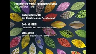 Miniature : 10 Cartographie CarHAB Massif central - Rencontres végétales du Massif central 2024 - Lyon