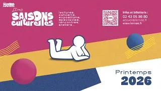 Miniature : Teaser PRINTEMPS • Saisons culturelles 2025-2026 🔵🟡🔴