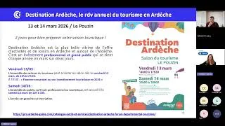 Miniature : Webinaire Améliorer sa visibilité en ligne   spécial Tourisme  2nde partie