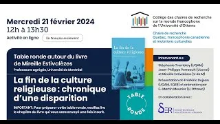 Miniature : Table ronde - La fin de la culture religieuse