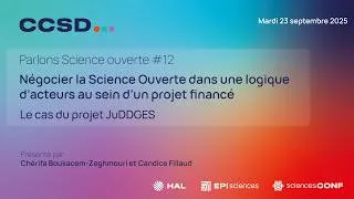 Miniature : PSO #12 : Négocier la science ouverte dans une logique d'acteurs au sein d'un projet financé