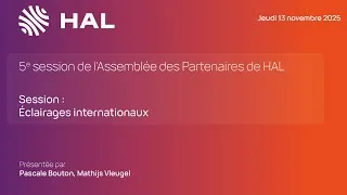 Miniature : AP2025 | Session : Éclairages internationaux