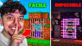 Miniature : S'échapper d'une Prison de Niveau 1 vs Niveau 100 sur Minecraft ! (ft. Punisher)